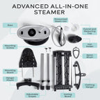 Steam & Go All-in-One Garment Steamer & Clothes Iron with Ironing Board & Hanger