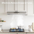 IsEasy 30 in Convertible Vent Under Cabinet Range Hood