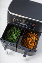 Restored Ninja DZ100 Foodi? 4in1, 8Qt., 2Basket Air Fryer with Dualzone? Technology (Black) (Refurbished)