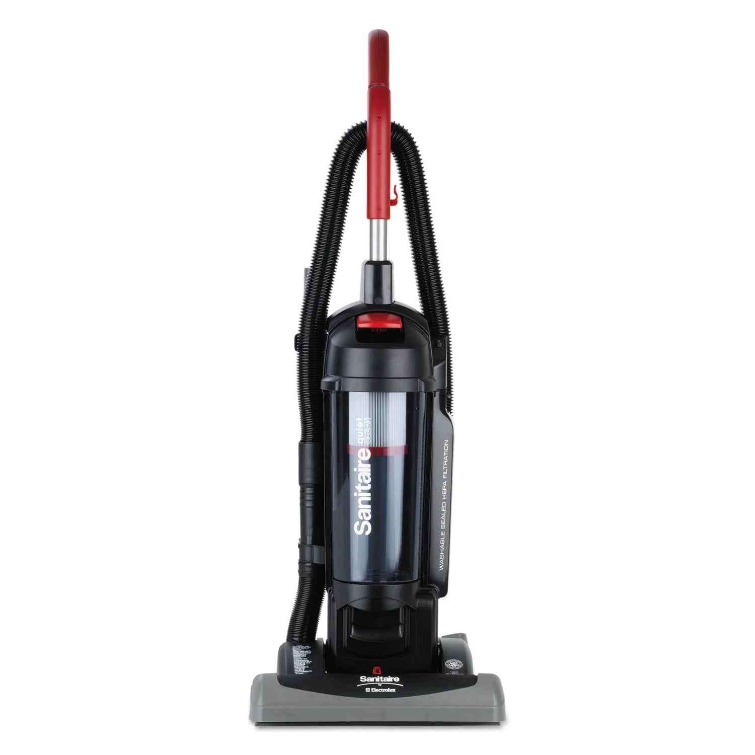 Electrolux Floor Care Force Quietclean Upright Vacuum With Dust Cup And Sealed Hepa Filtration, Black