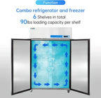 During D-K-48F 48" Commercial Reach-in Freezer, 2-Door 36 Cu.ft Stainless Steel