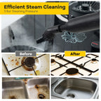 Steam cleaner with large water tank