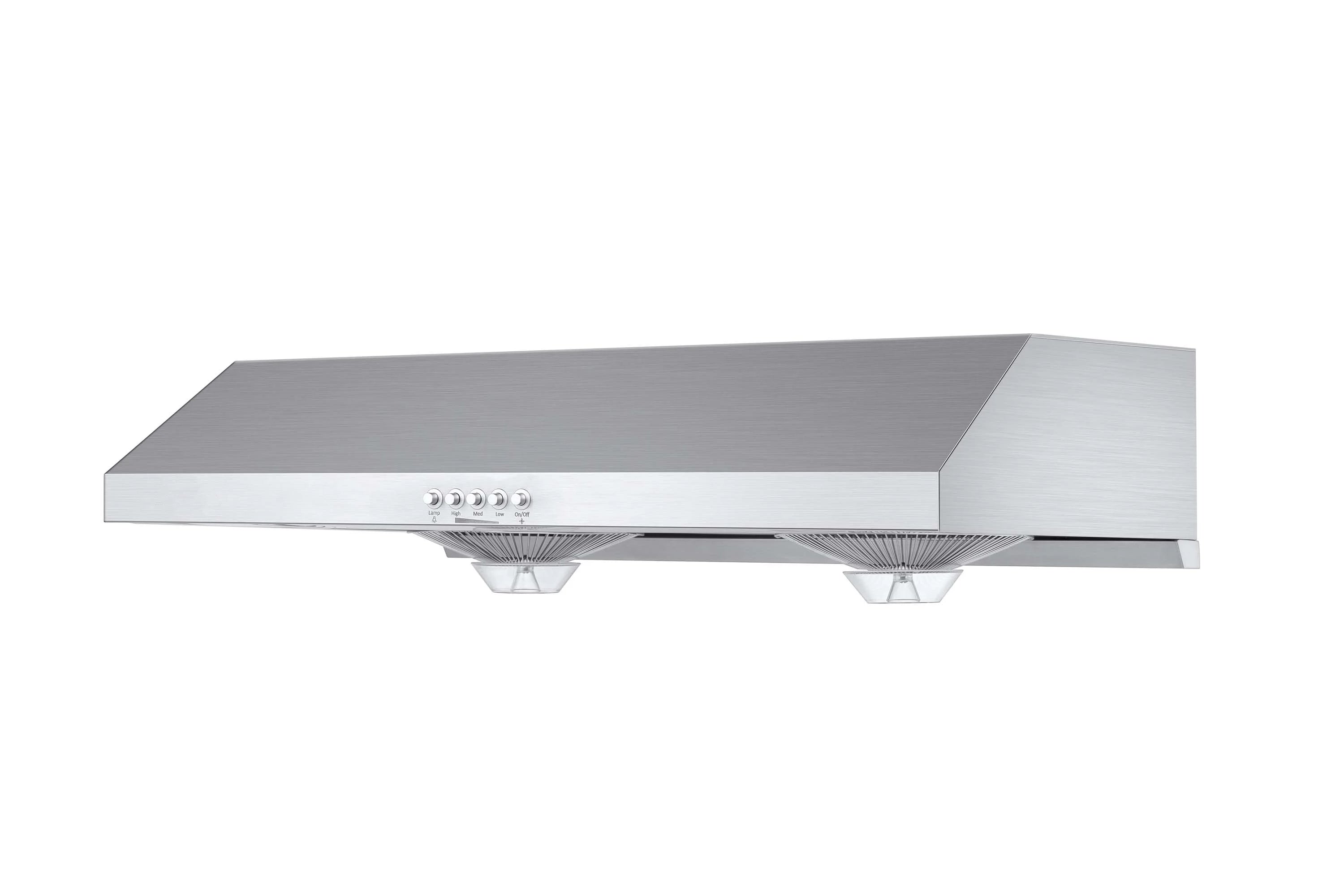 Hauslane Chef Series C100 30-inch Under Cabinet Range Hood, Stainless Steel, Energy Efficient LED, 6 Inch Duct