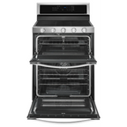 Whirlpool 30a?? 6.0 cu ft Gas Double Oven Range in Stainless Steel