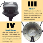 INTBUYING Carpet Cleaning Machine Carpet Extractor 30L/40L/60L/80L 110V/220V