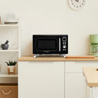 Nostalgia Mid-Century Retro 0.9 Cu. Ft. 900-Watt Microwave Oven, Black