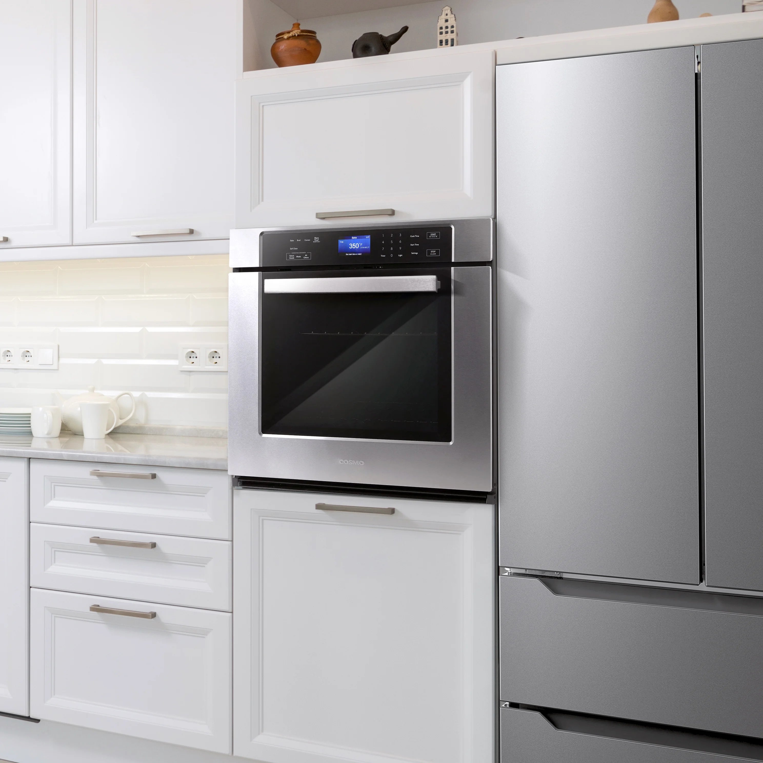 Cosmo COS-30ESWC 30 in. Self Cleaning Convection Electric Single Wall Oven
