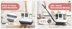 Aeitto 12Kpa Portable Furniture Water Extractor - Odor/Stain Removal, Ideal for Sofa, Carpet, Car, Pet Messes