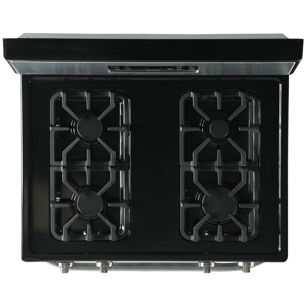 Element 30 Inch 4 Burners 5.2 cu. ft. Freestanding Gas Range, Stainless Steel