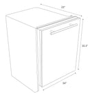 ZLINE 24 in. Top Control Dishwasher with Stainless Steel Tub and Modern Style Handle, 52dBa (DW-24)