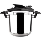 Magefesa Nova 4.2 Qt Stovetop Pressure Cooker �?Fast Cooking, Easy Locking, 18/10 Stainless Steel, Induction Compatible, 5 Safety Features, 11.6 PSI
