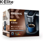 Keurig K-Elite Coffee Maker, Single Serve K-Cup Pod Coffee Brewer, With Iced Coffee Capability, Brushed Silver