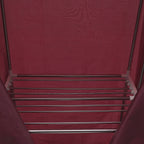 110V Wine Red Clothes Dryer Portable Travel Mini Dryer Machine 1200-1500W Electric Dryer For Homes, Apartments