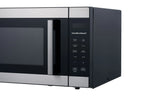 Hamilton Beach 1.6 Cu ft Sensor Cook Countertop Microwave Oven, 1100 Watts, Stainless Steel, New