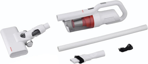 Aiwa Cordless Stick Vacuum Cleaner with Washable HEPA Filter and 20 oz Dust Bin, 2200mAh, White