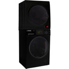 Equator Advanced Appliances Stainless Steel Washer/Compact Short Dryer in Black