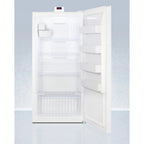 Upright 22 cu.ft. all-freezer with icemaker in white
