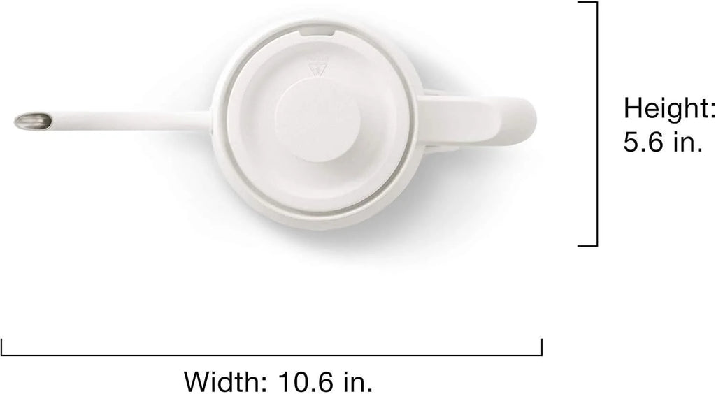 BALMUDA The Kettle | Electric Gooseneck Kettle | Lightweight | Stainless Steel | 0.6L (20fl oz) Capacity | Neon Light Indicator | Perfect for Tea and Coffee | US Version | Black