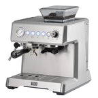 TRU All-in-One Espresso Maker with Grinder & Steam Wand - Premium Espresso Machine with Built-In Coffee Grinder - 15 Bar Pressure Pump - Adjustable Steam Controls & Cup Warmer