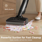 MOVA M10 Cordless Wet Dry Vacuum,Dual-Edge Self-Cleaning,18bar Suction,Zero-Tangle