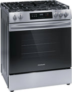 Frigidaire FCFG3062AS 30" Gas Range with Steam Clean, Stainless Steel