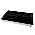 BENTISM 12 inch Electric Cooktop 2 Burners 1800W Stove Top Touch Control