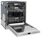 Zline Dwmtz-24-G 24" Wide 16 Place Setting Built-In Panel Ready Top Control Dishwasher -