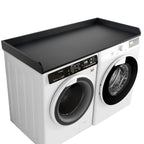 Kaboon Washer Dryer Countertop with Edge Rails, 27.5" x 54", Light Walnut