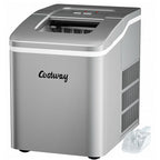 Costway Portable Ice Maker Machine Countertop 26Lbs/24H Self-cleaning w/ Scoop Green
