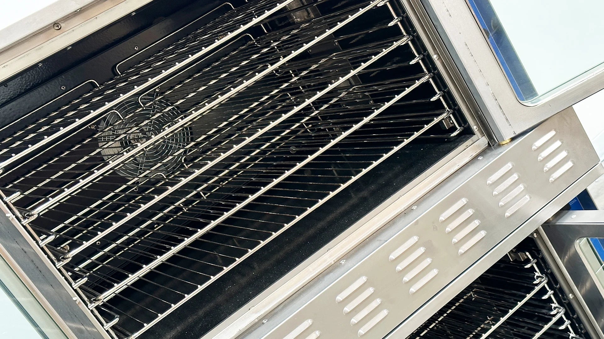 38 in. Commercial Double Deck Electric Convection Oven 240V 1P, Double Door, Extra Large Capacity