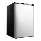 Simzlife 3.0 Cu.ft Upright Freezer,Single Door Compact Design,Reversible Stainless Steel Door,Suitable for Home,Dorm,Apartment and Office,Black