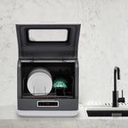 Countertop Dishwasher, Portable Countertop Dishwasher, Mini Dishwasher for Small Households, Apartments, Boats, and Campers/ RVS with Limited Space