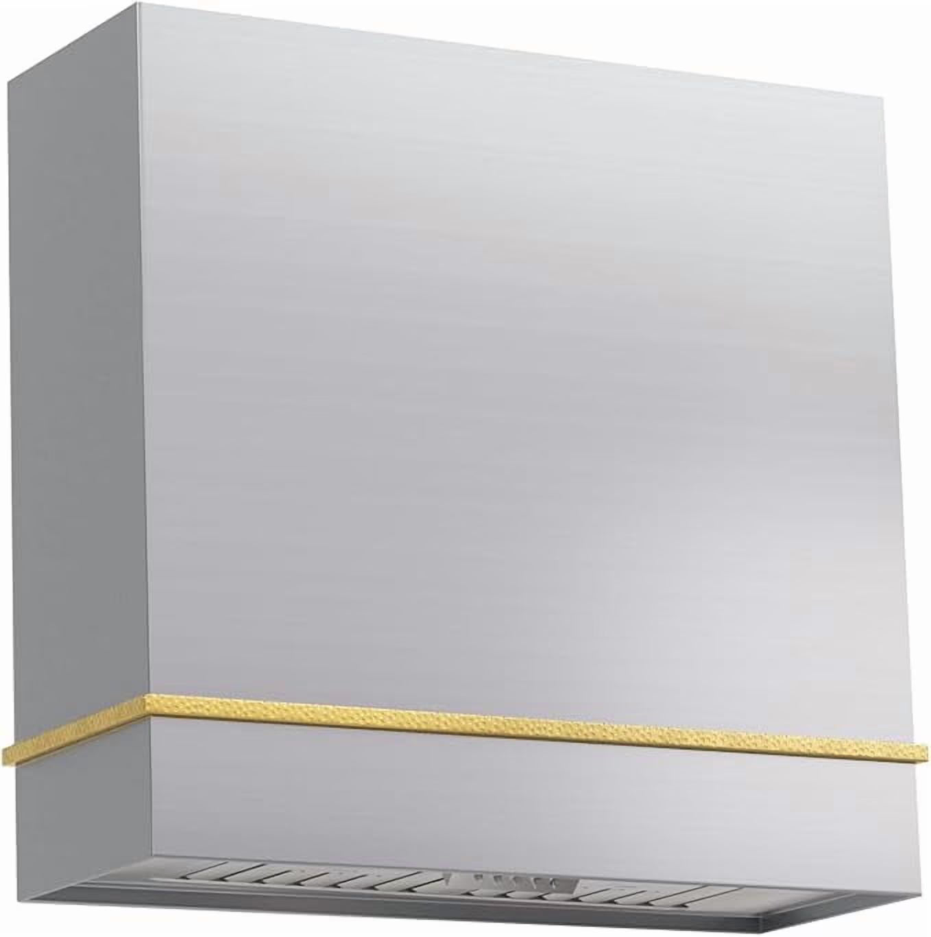 Akicon Range Hood 36 Inch, Ultra Quite Stainless Steel Kitchen Hood, Wall Mount Square Vent Hood with LED Light and Dishwasher-Safe Filters, Hood Vents for Kitchen, 3 Speeds, 600 CFM (AK-HS36HB-SWG)