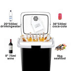 CAMOTUSE 12V Electric Fridge Cooler Truck Thermoelectric Freezer Car Iceless Refrigerator