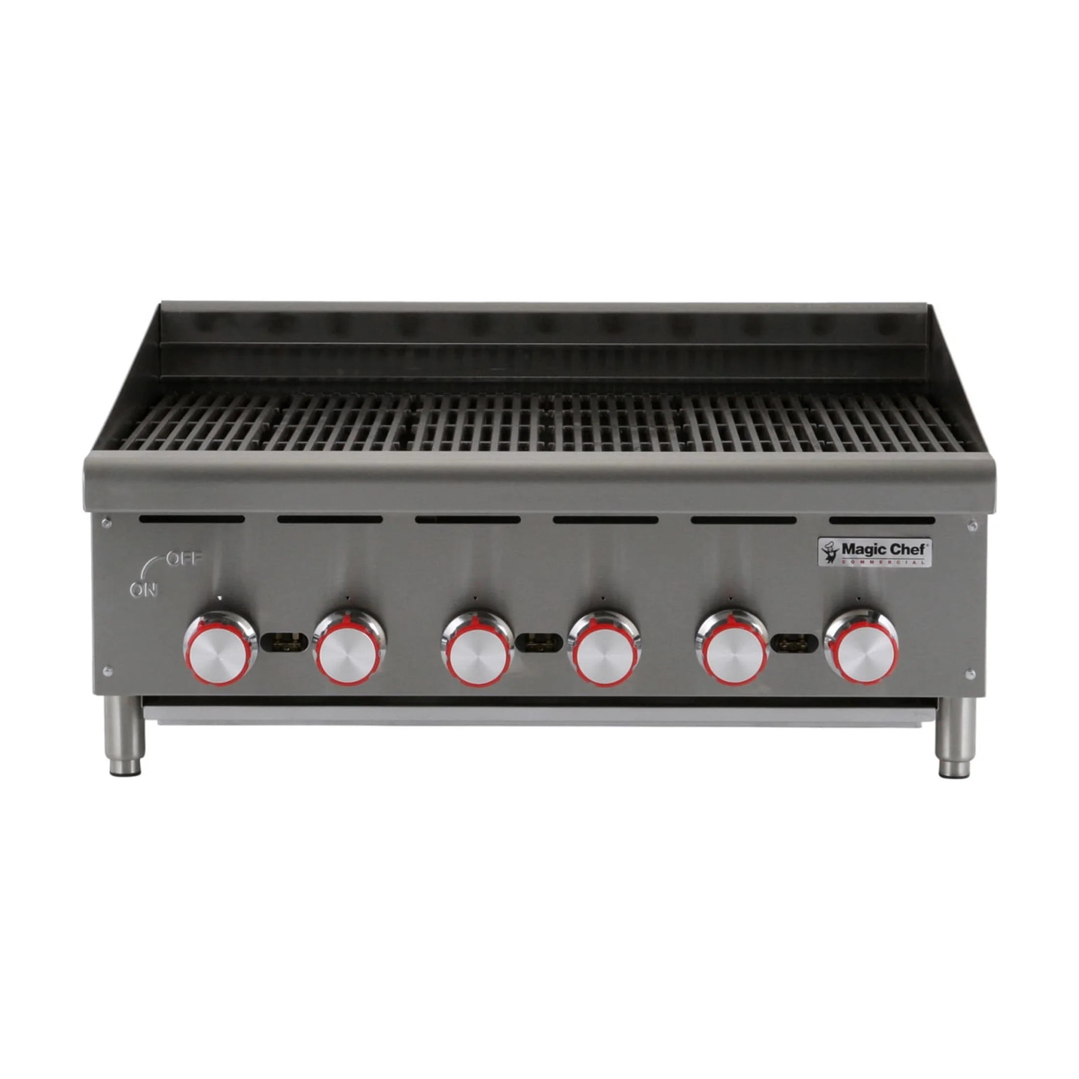 Magic Chef Commercial 36 in. Commercial Countertop Radiant Char Broiler in Stainless Steel