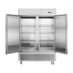 Camellia River 54" Upright Freezer, 42.2 Cu.ft. Solid Door, Commercial, Stainless Steel
