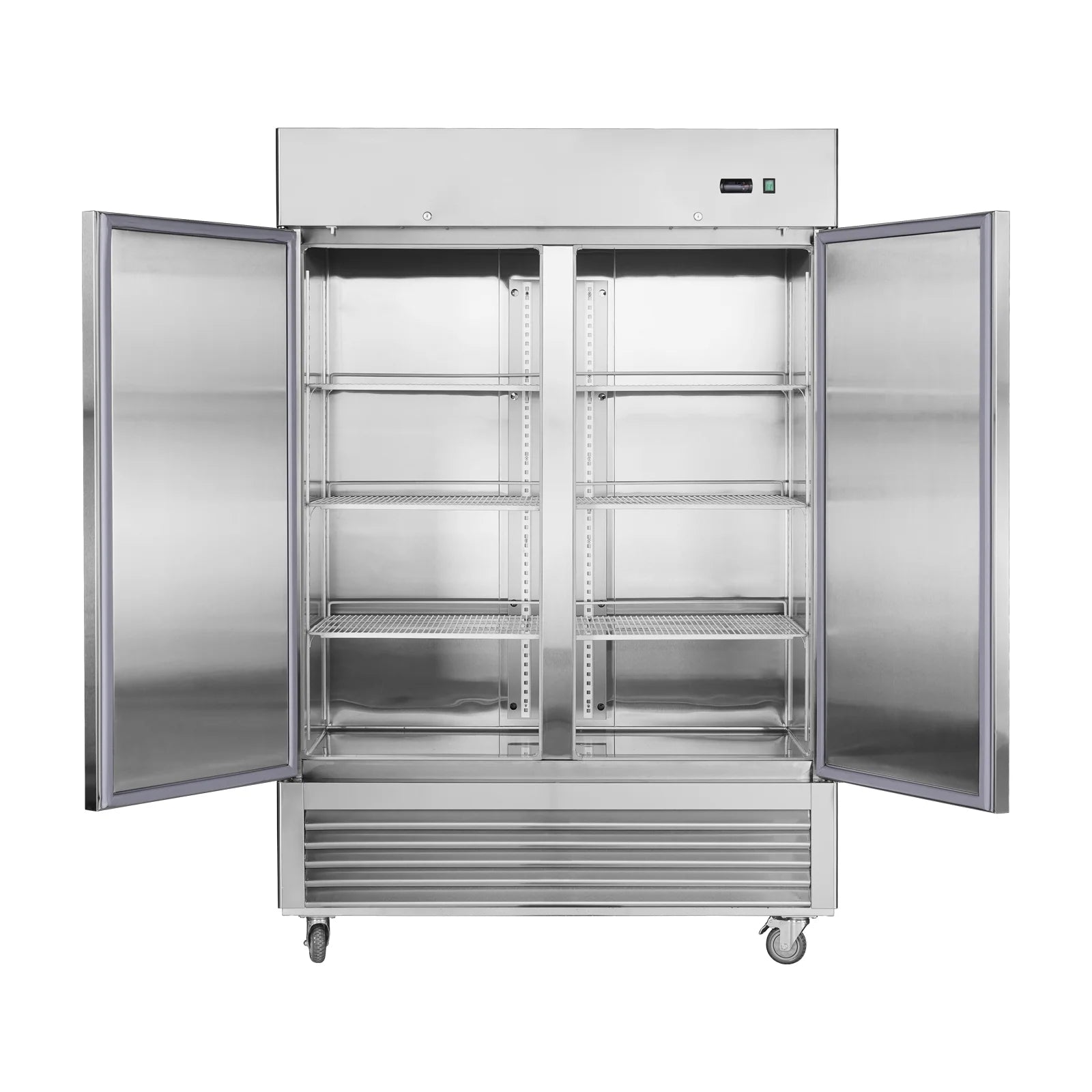 Camellia River 54" Upright Freezer, 42.2 Cu.ft. Solid Door, Commercial, Stainless Steel