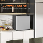 Resenkos 1.1 Cu.Ft Countertop Mini Freezer, Compact Upright Freezer with Removable Shelves, Red