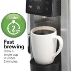 Hamilton Beach FlexBrew Advanced 5-in-1 Coffee Maker, Removable Dual-Position 60 oz. Water Reservoir, 49927
