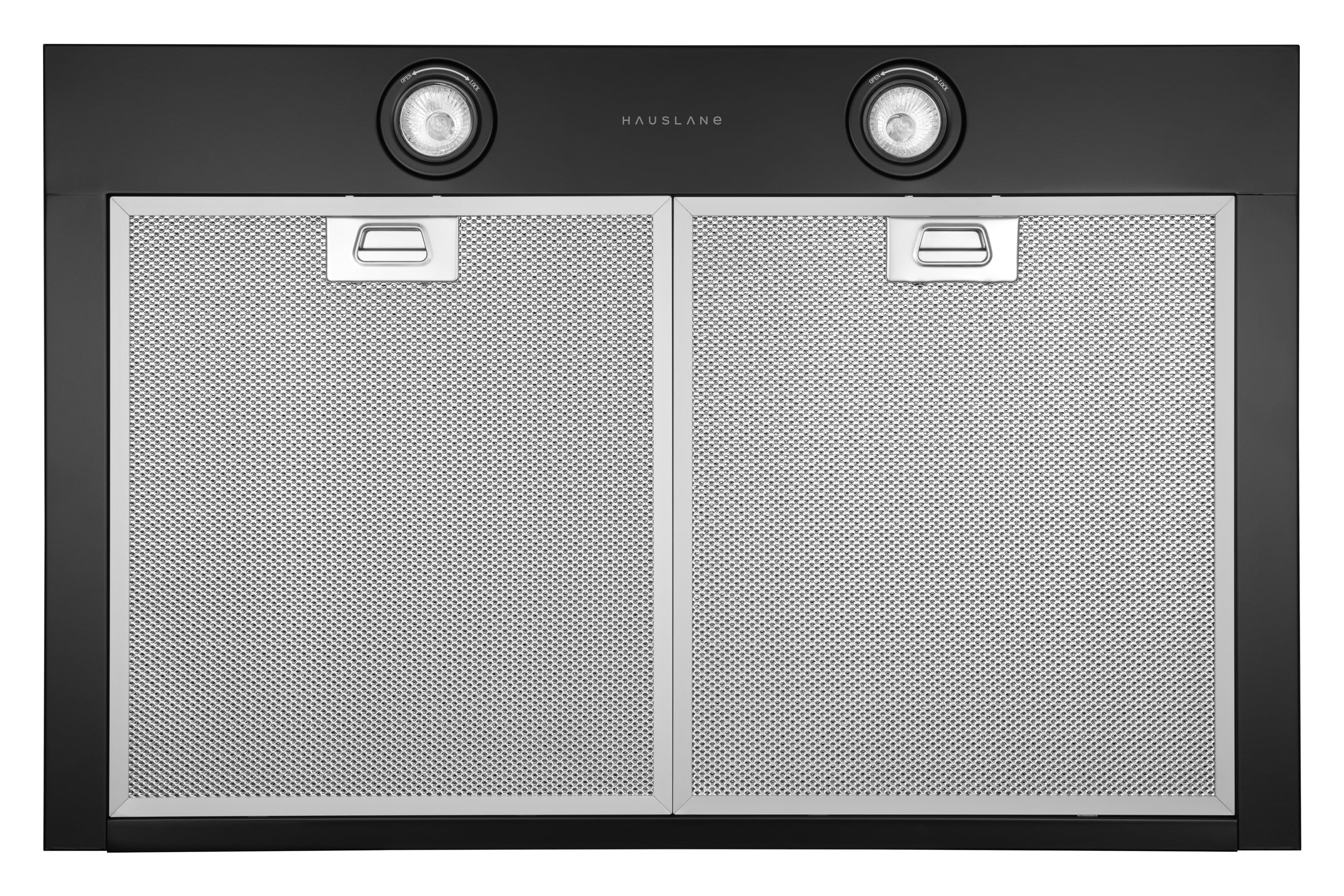 Hauslane Chef Series Base Model WM-530 30" Convertible Wall Mount Chimney Range Hood 120V in Matte Black