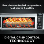 The Ninja? Foodi? Digital Air Fry Oven, Convection Oven, Toaster, Air Fryer, Flip-Away for Storage, 1800 watts, Stainless Steel, SP100