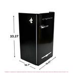 Frigidaire EFR376-C-PINK 3.2-Cu.-Ft. 65-Watt Retro Bar Fridge with Side Bottle Opener (Pink)