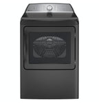 Ge Profile Ptd60ebr 27" Wide 7.4 Cu. Ft. Energy Star Rated Electric Dryer - Diamond Gray