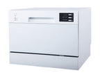 Countertop Dishwasher with Delay Start & LED - Silver