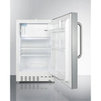 ADA compliant built-in or freestanding 20 Inches wide refrigerator-freezer for residential use with lock