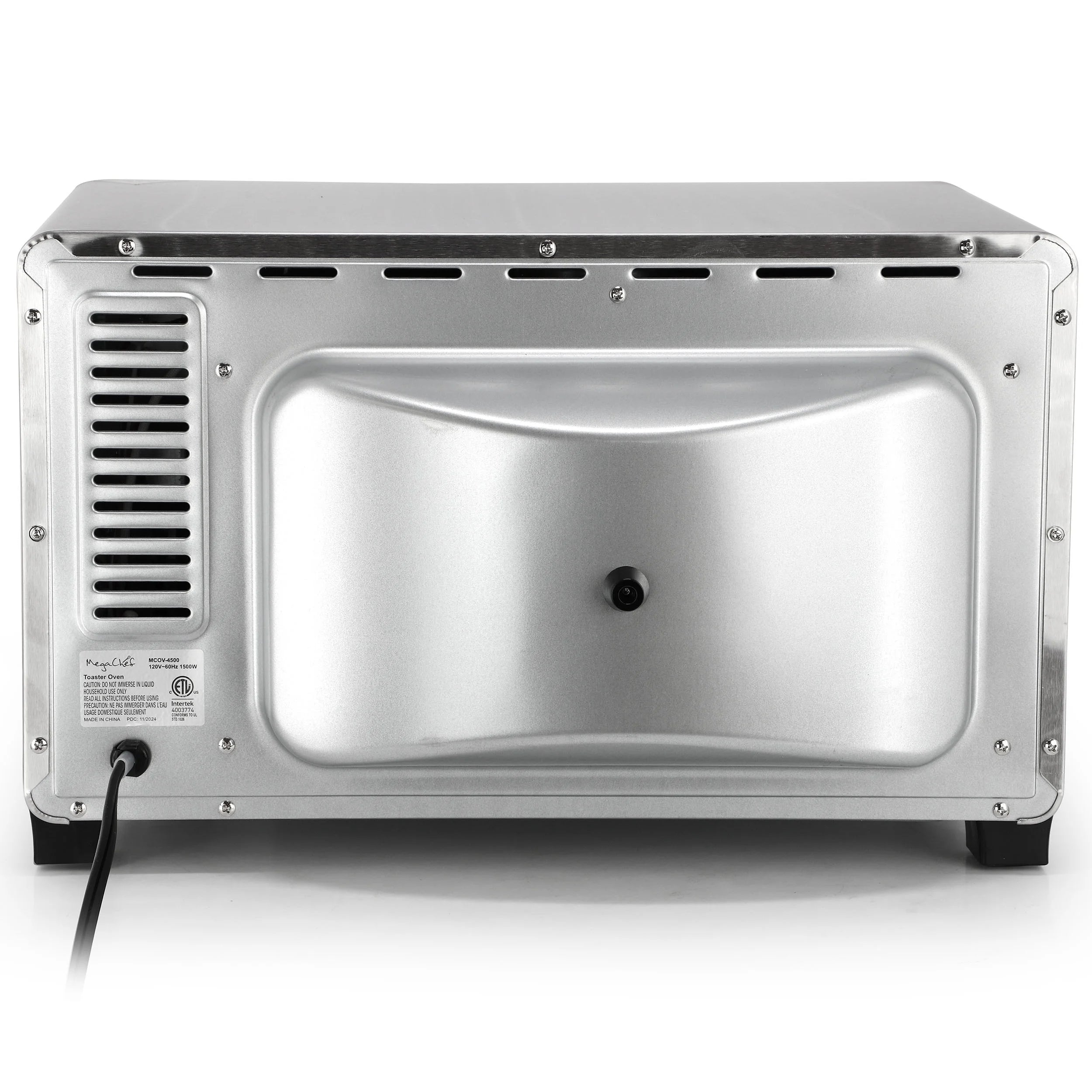 MegaChef 25 Quart French Door Multi-Function Electric Toaster Oven with Rotisserie Set