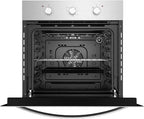 Empava 24" Single Wall Oven with 6 Cooking Functions and Mechanical Knobs Control in Stainless Steel, 24 Inch