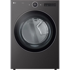 LG DLEX6700B 7.4 Cu. Ft. Black Steel Stackable Front Load Smart Electric Dryer with TurboSteam