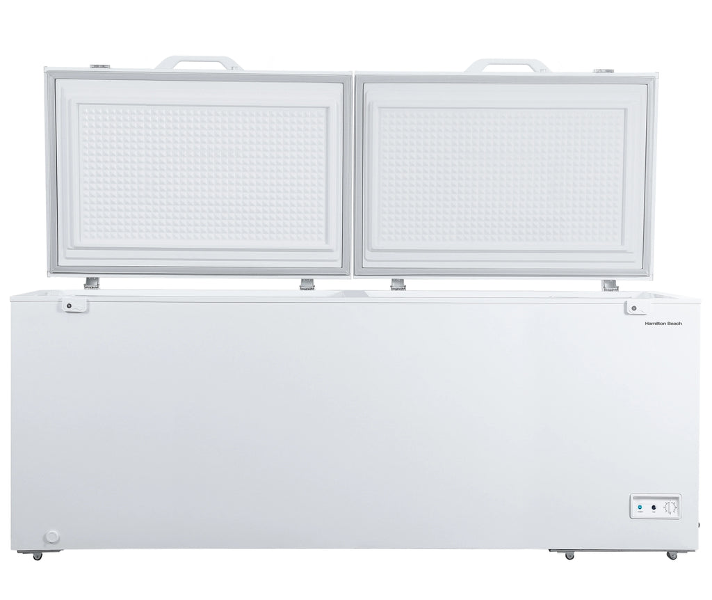 Hamilton Beach 30 cu. ft. Chest freezer double door W: 78.7" x L: 31.4" X H: 37.4 (White)