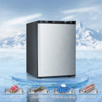 Auseo Mini Freezer Countertop, Energy Saving 2.6 Cu.ft, Single Door Compact Upright Freezer with Reversible Door for Home/Office/Kitchen-White